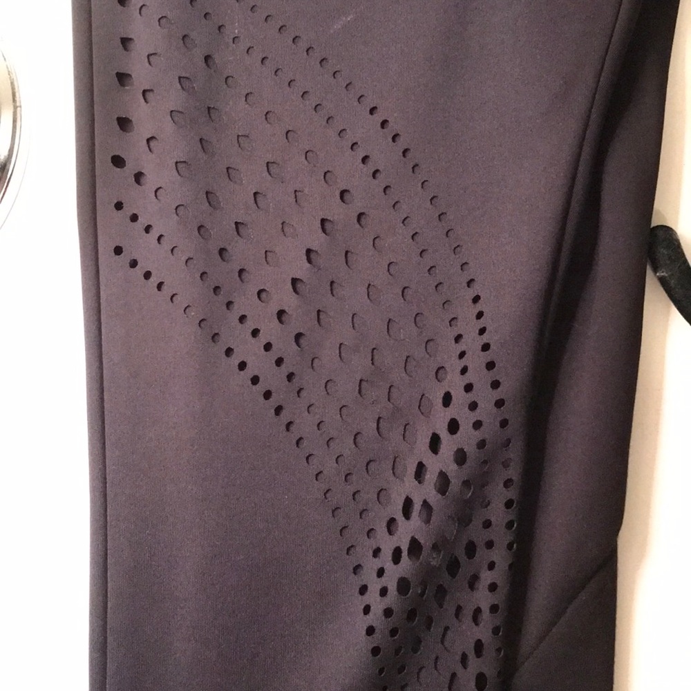 French connection laser cut leggings